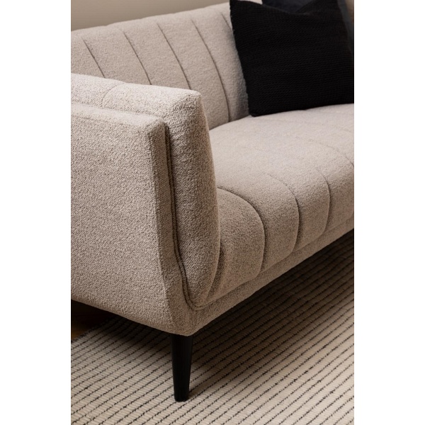 Sofa Tampa trzyosobowa beżowa Monza 60 - ACTONA